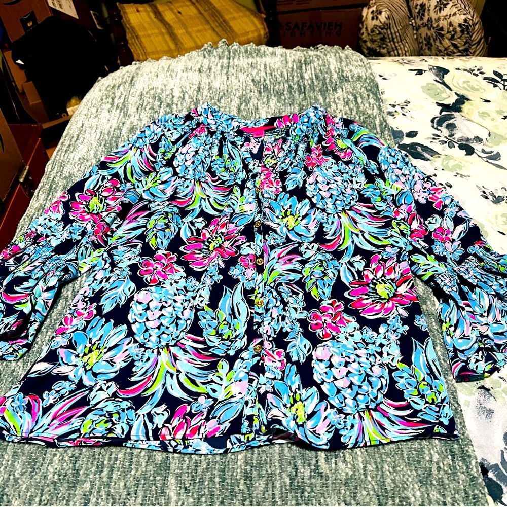 Lilly Pulitzer Tunic Top, sz Small